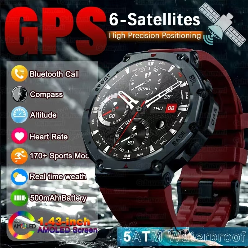 Smartwatch Face - Relógio Inteligente North Edge T-Rex Ultra