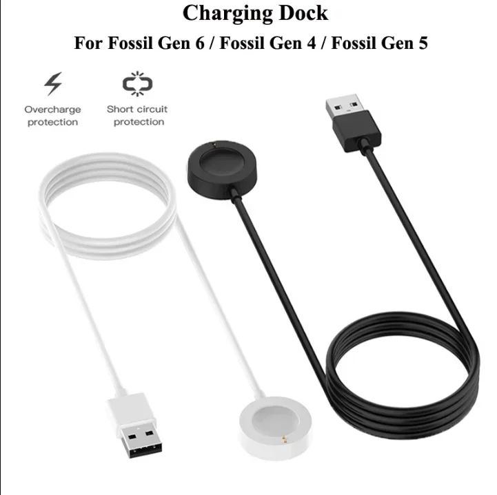 Fossil Smartwatch Accessories - Dock de Carregamento Magnético Rápido USB