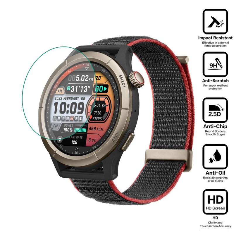 Amazfit Smartwatch Accessories - HD Limpar Filme Protetor para Amazfit