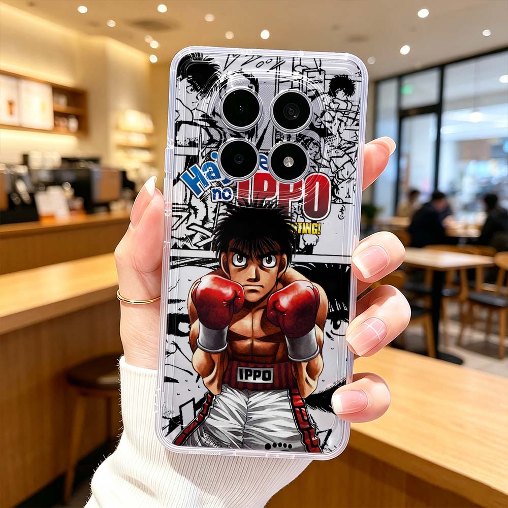 Xiaomi Poco X6 - Capa Protetora Transparente para Telefone Anime