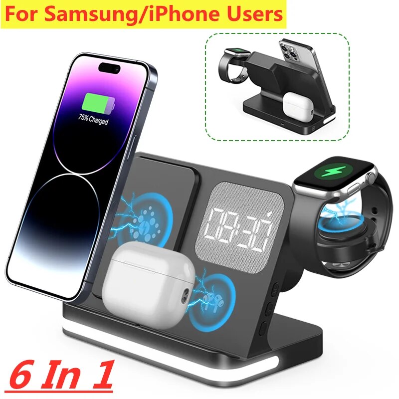 Wireless Charger Watch - Suporte do carregador sem fio para