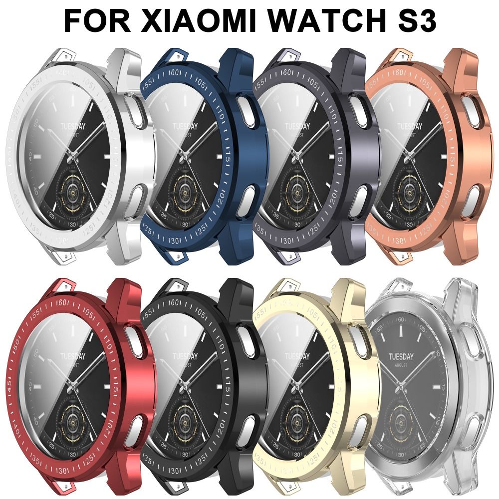 Xiaomi Smartwatch S3 Accessories - Nova capa completa tpu caso pára-choques
