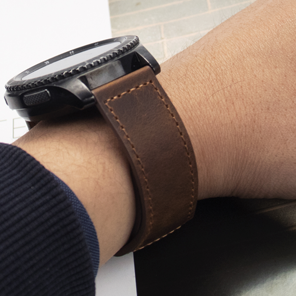 Smartwatch Accessories Shop - Pulseira de relógio de couro genuíno,