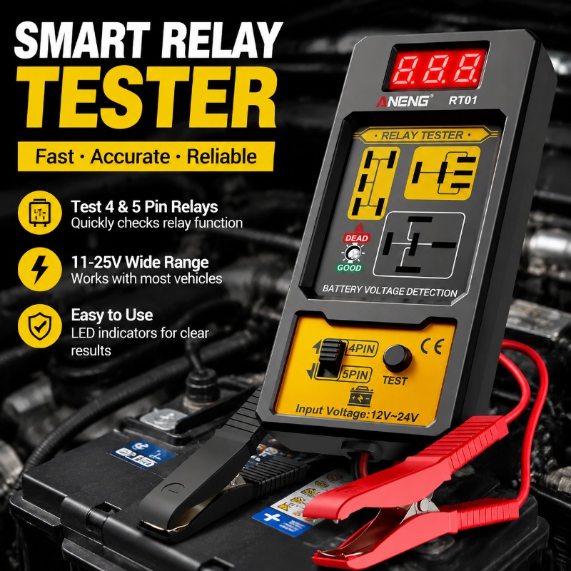 Smartwatch Universal - Testador de Relé Automotivo 12V 24V