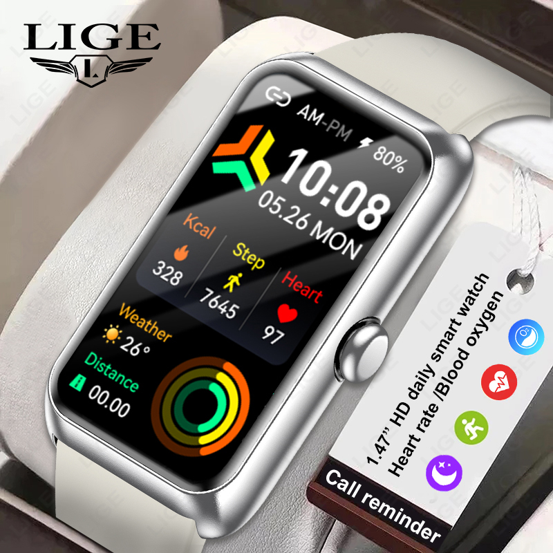 Smartwatch Custom - Nova Pulseira Inteligente Esportiva com Monitor