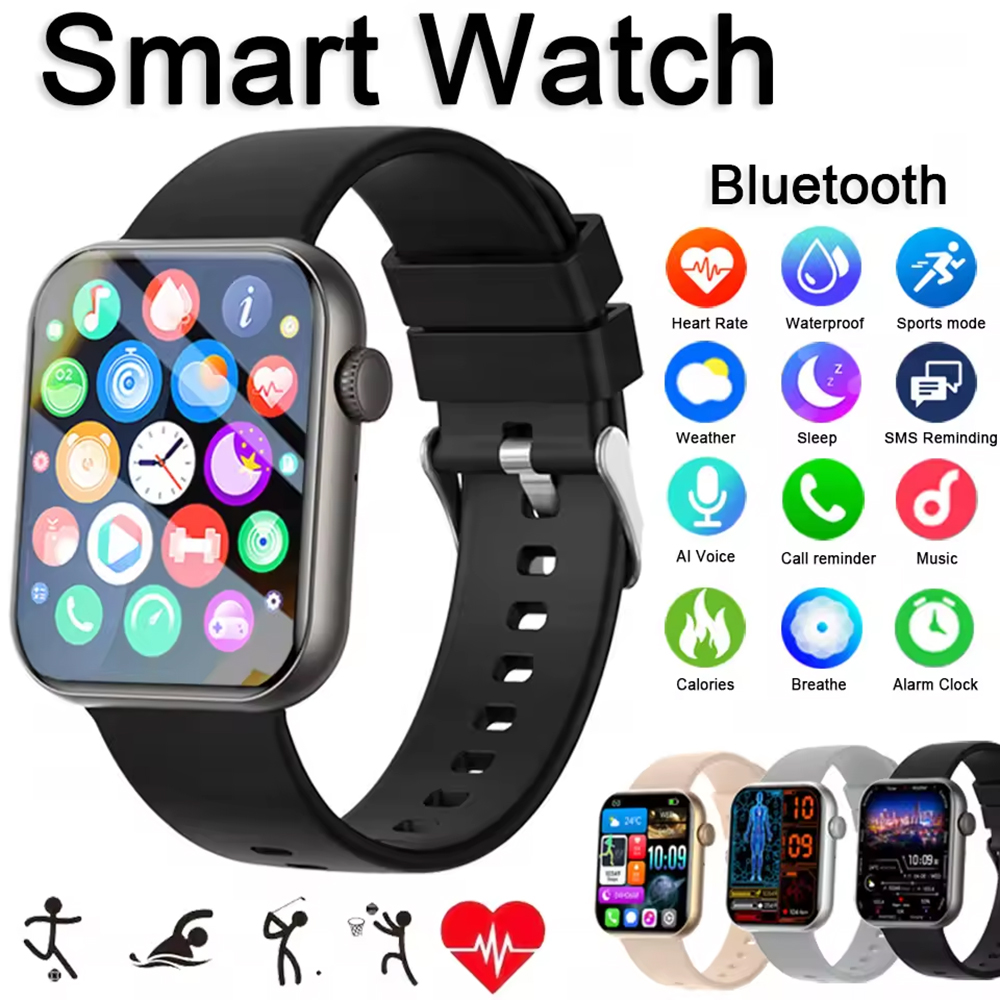 Smartwatch Face - Relógio Inteligente Masculino Original, Monitor de
