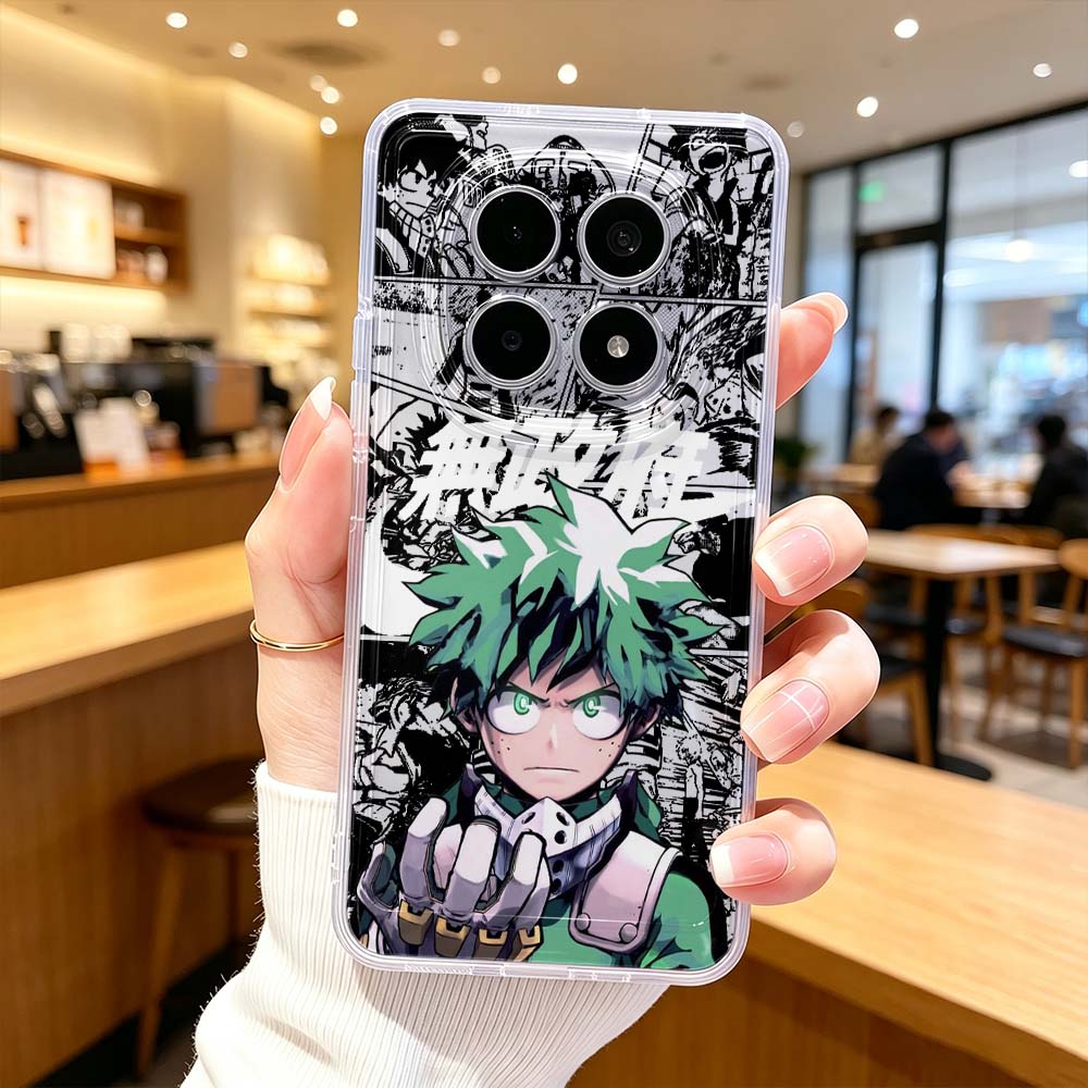 Xiaomi Poco X6 - Capa Protetora Transparente My Hero Academia