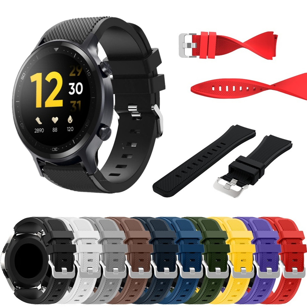 Fossil Smartwatch Accessories - Pulseira de silicone para relógio Realme,