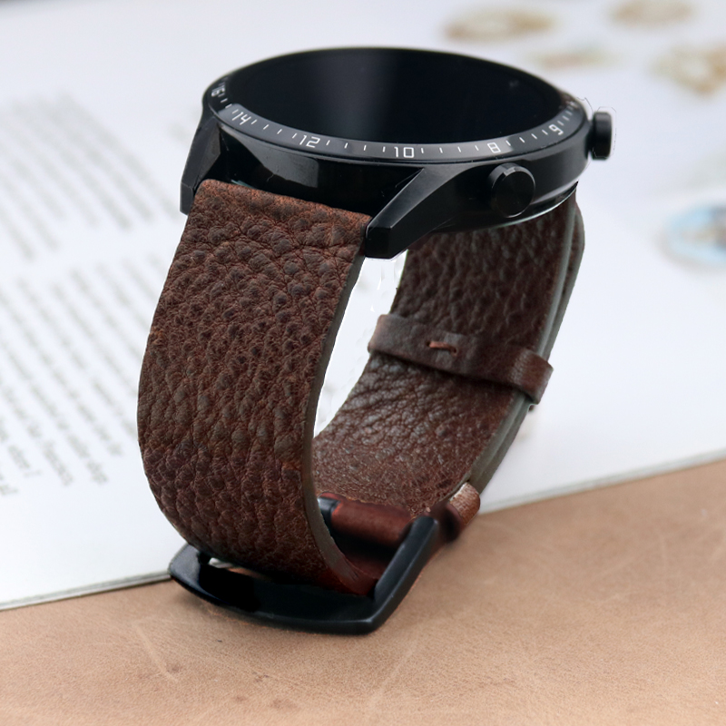 Smartwatch Accessories Shop - Bracelete de couro de bezerro, pulseira
