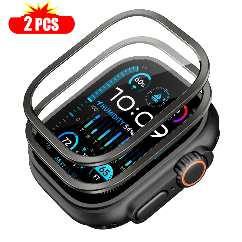 Smartwatch Watch Accessories For Women - 2 pçs vidro temperado para apple