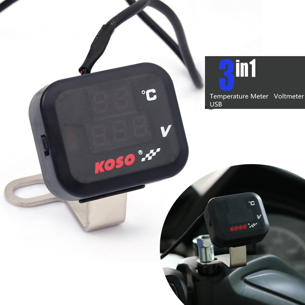 Smartwatch Universal - 3 em 1 universal KOSO motocicleta