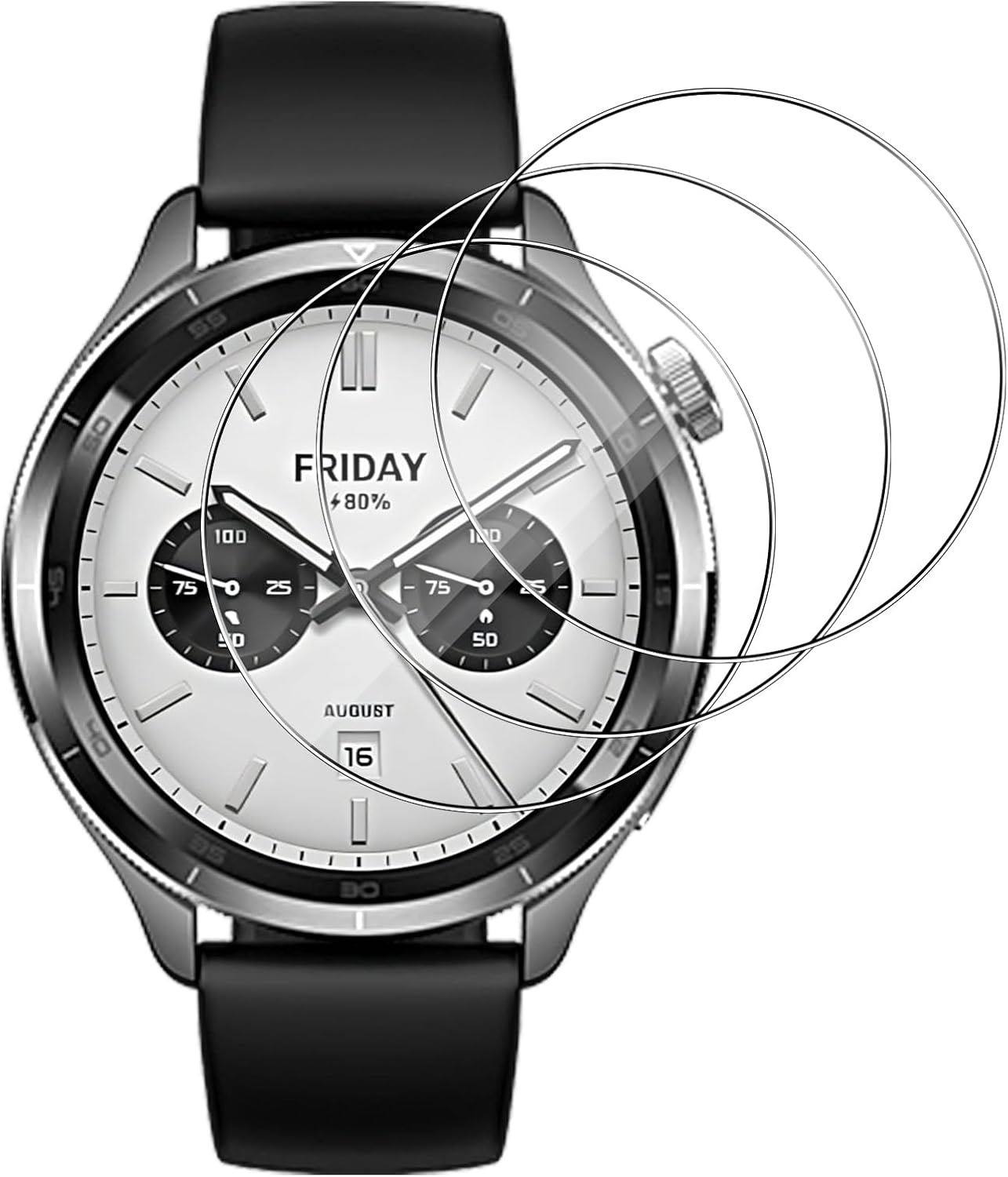 3 pçs protetor de tela de vidr - Xiaomi Smartwatch S4 Accessories avaliação e preço