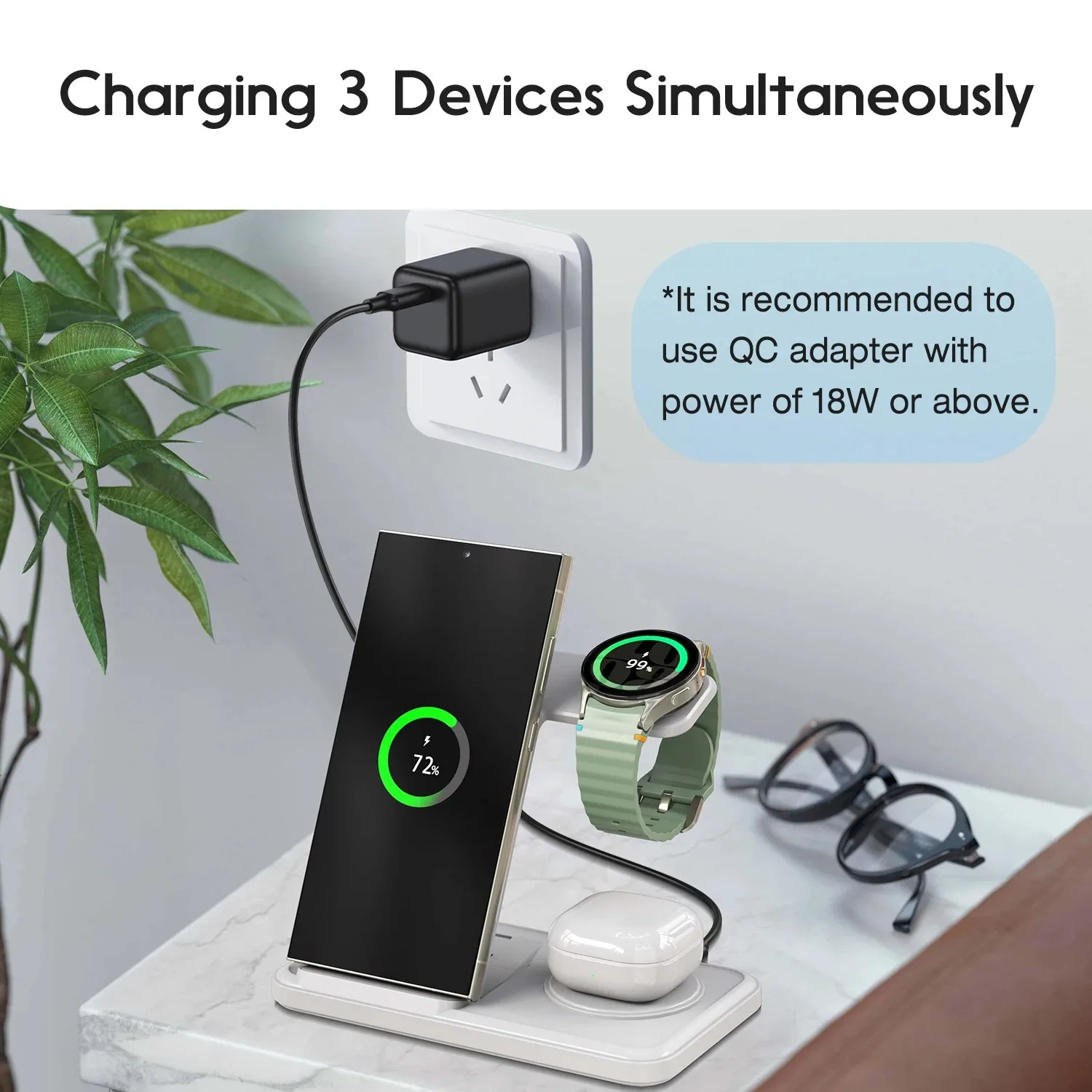 Estação de carregamento sem fi - Wireless Charger Watch avaliação e preço