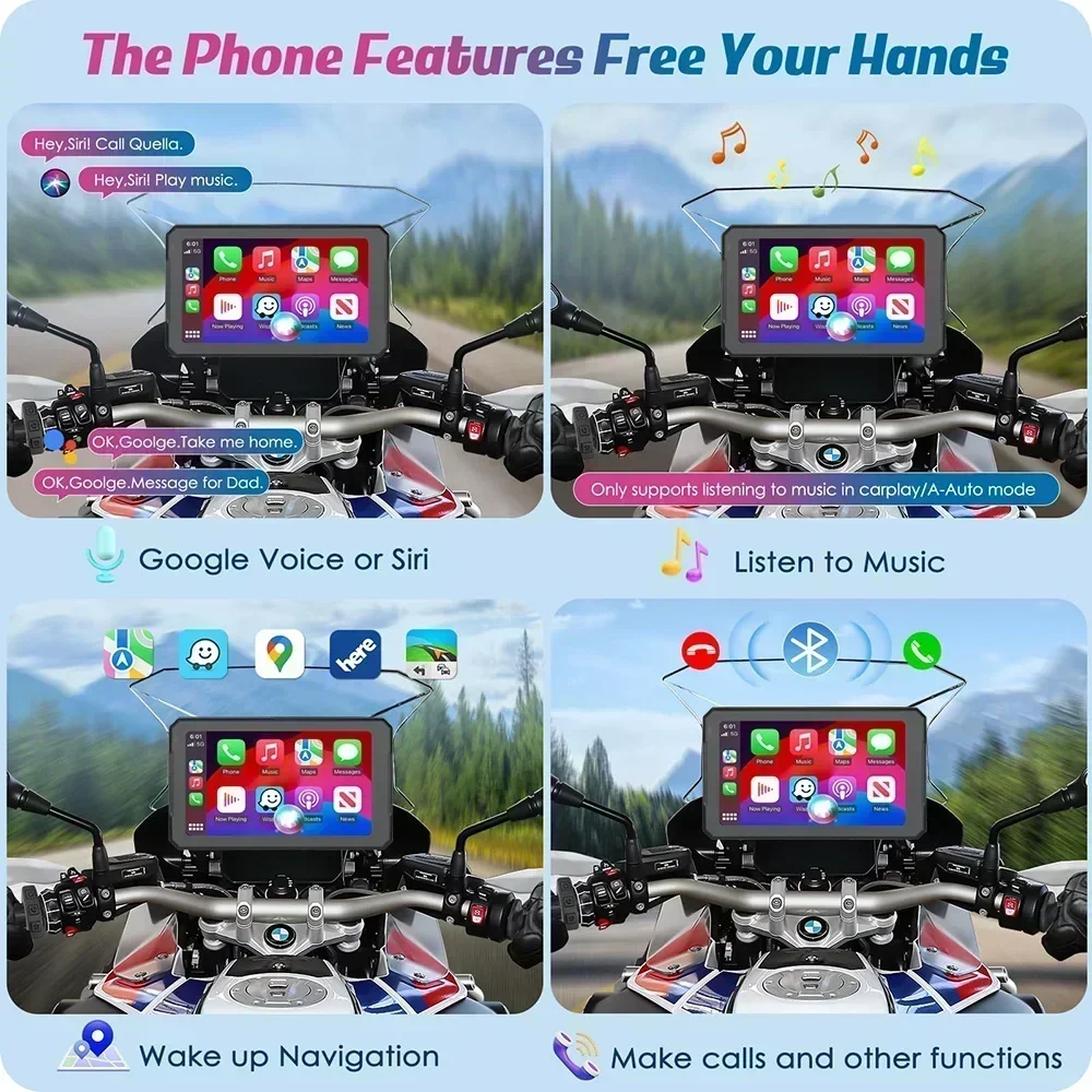 Carplay para BMW XR M1000 R120 - Smartwatch Universal avaliação e preço