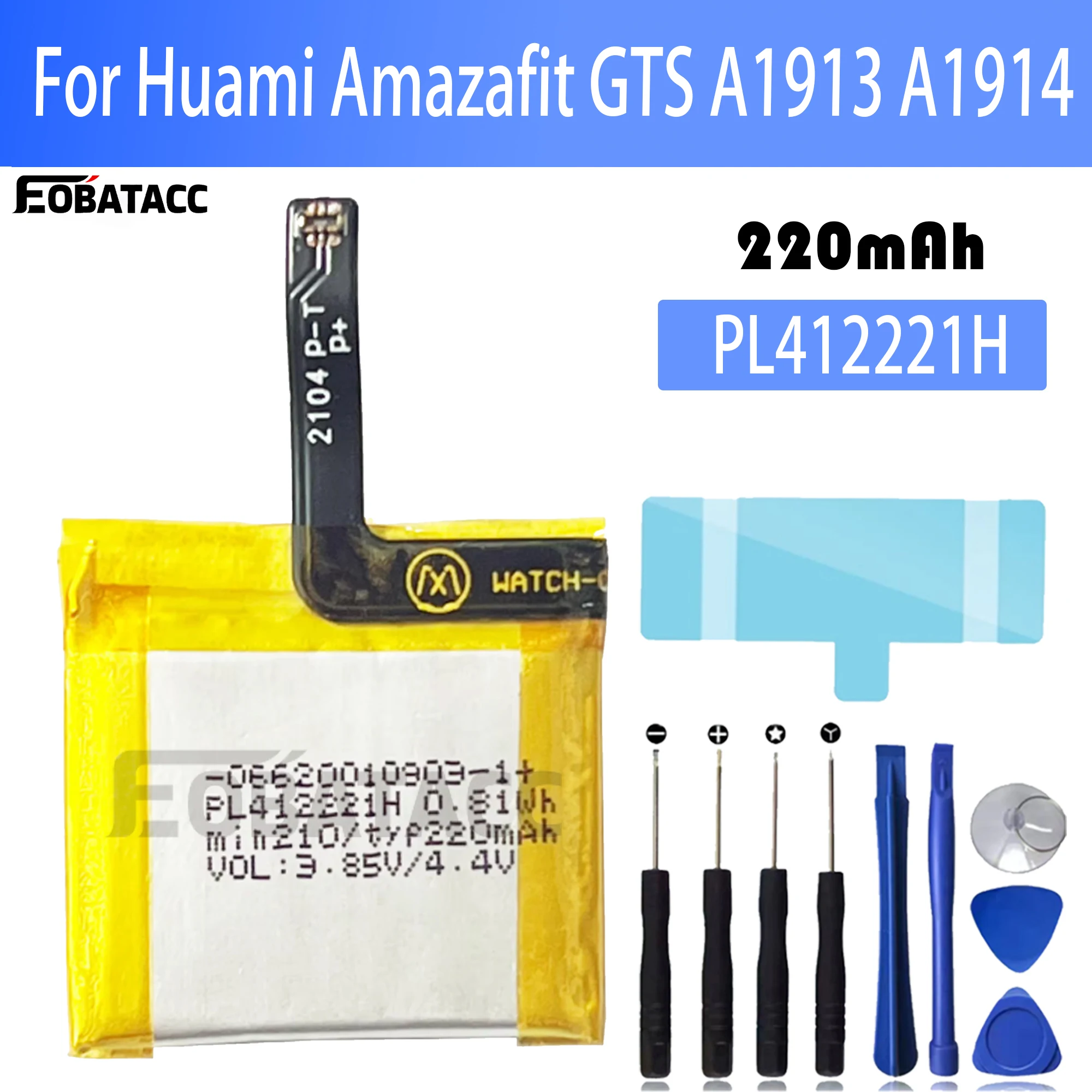 Bateria original para Huami Am - Smartwatch A1914 avaliação e preço