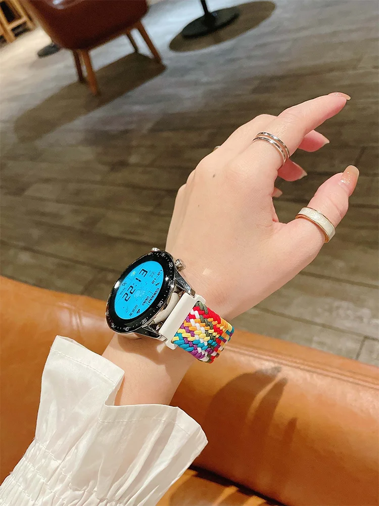 22mm 20mm pulseiras para samsu - Xiaomi Smartwatch S4 Accessories avaliação e preço