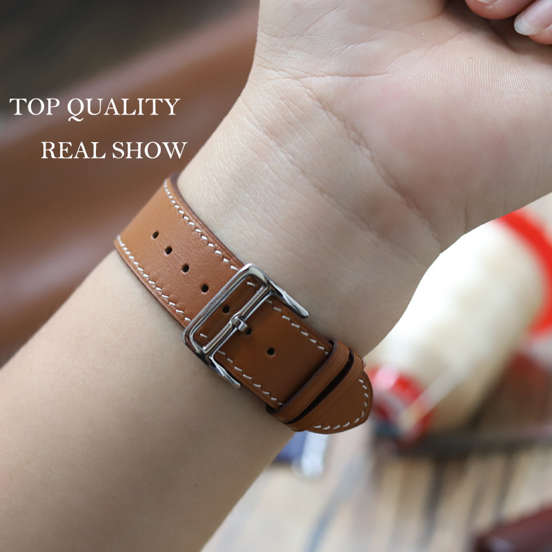 Pulseira de Couro Genuíno para - Smartwatch Accessories Shop avaliação e preço