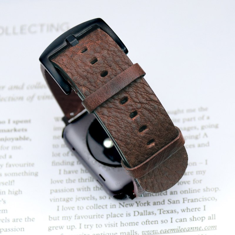 Pulseira de couro de bezerro i - Smartwatch Accessories Shop avaliação e preço