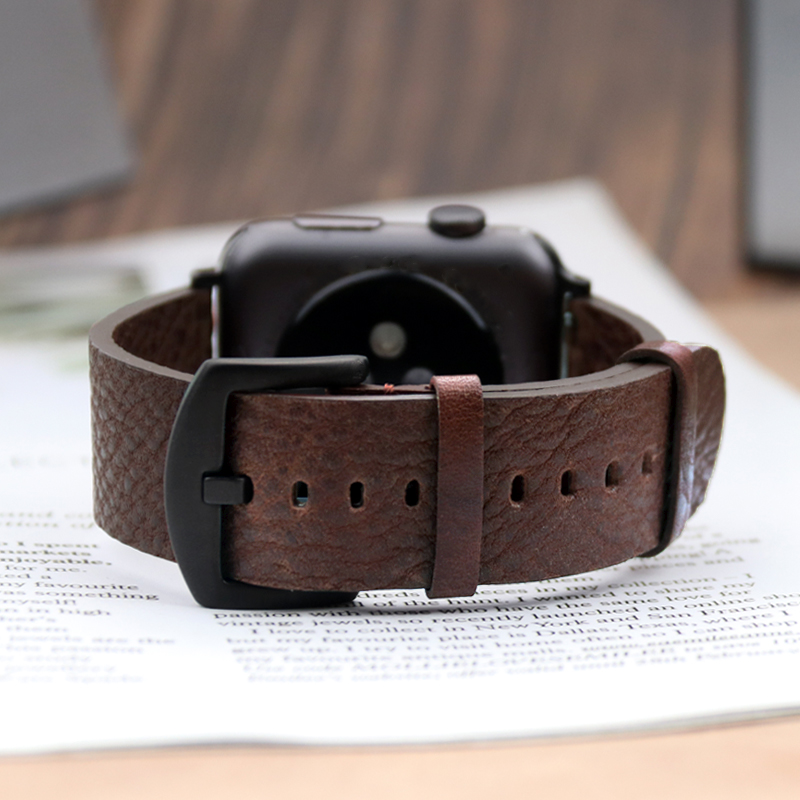 Pulseira de couro de bezerro i - Smartwatch Accessories Shop avaliação e preço