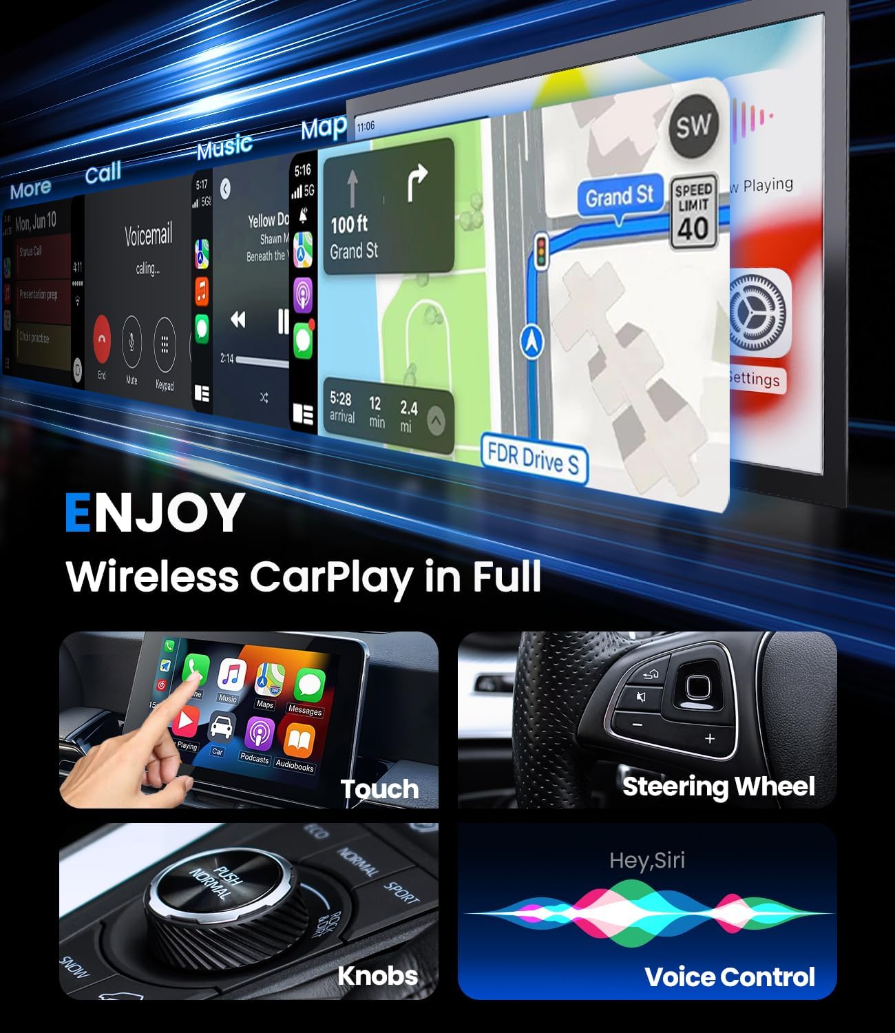 Novo sem fio carplay android a - Smartwatch Universal avaliação e preço