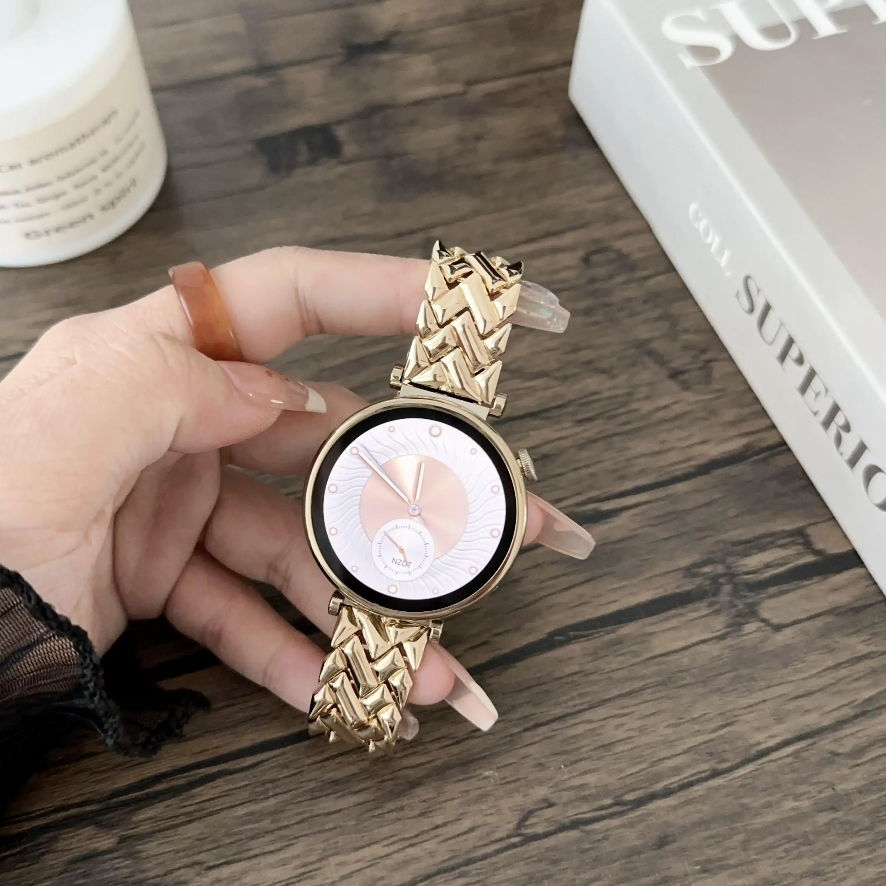 Pulseira de relógio de aço ino - Fossil Smartwatch Accessories avaliação e preço
