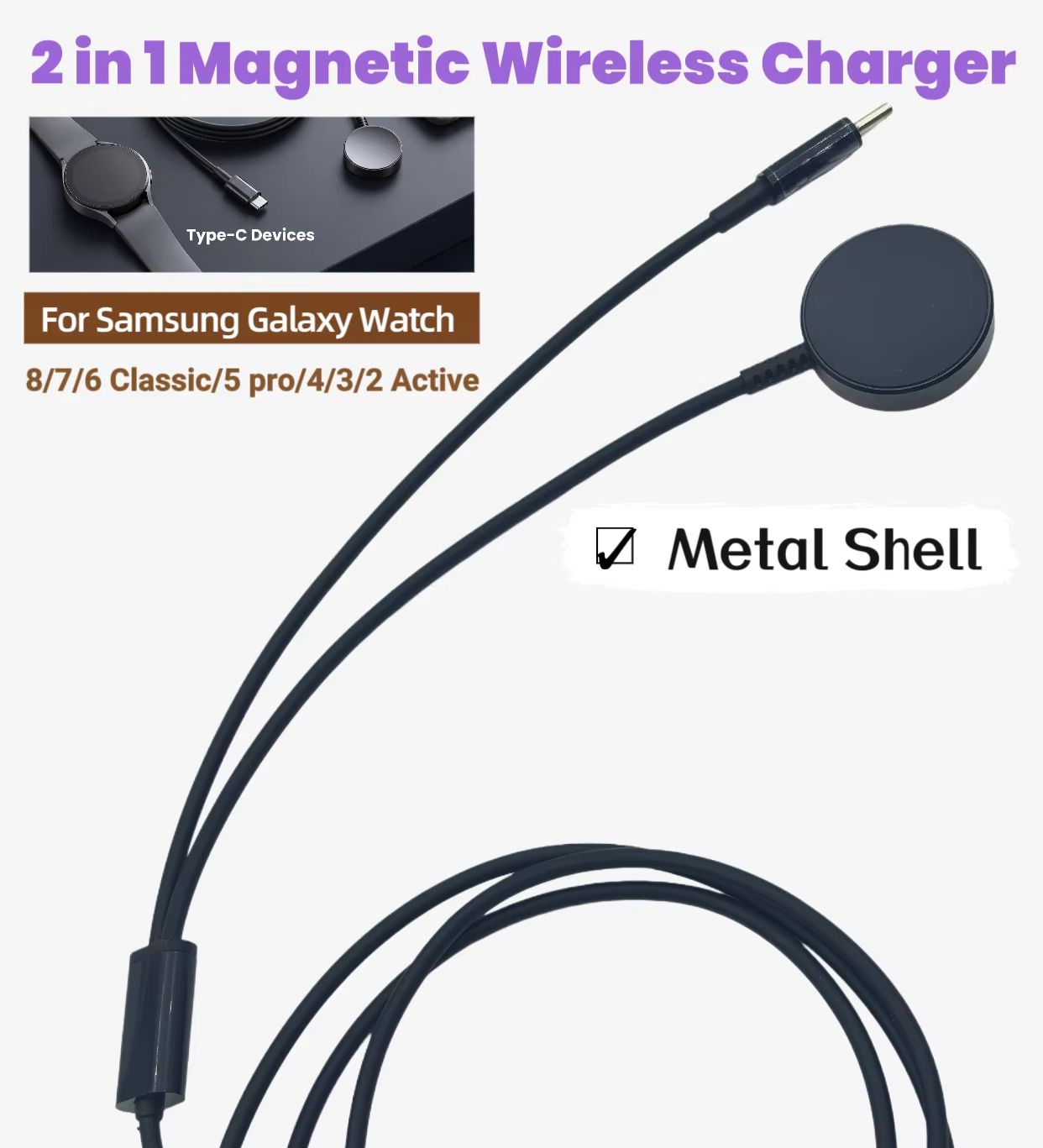 Cabo de Carregamento Magnético - Wireless Charger Watch avaliação e preço