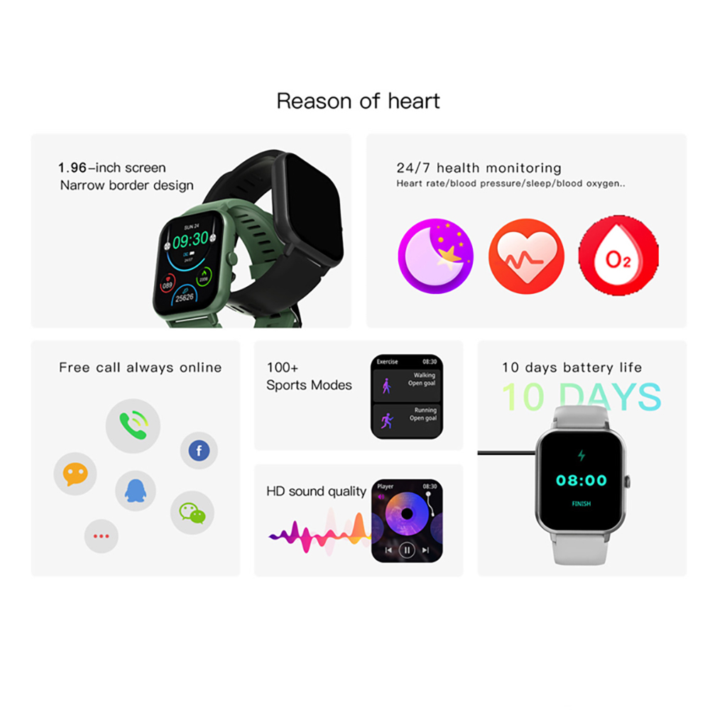 Impermeável Blue Tooth Call Re - Smartwatch Face avaliação e preço