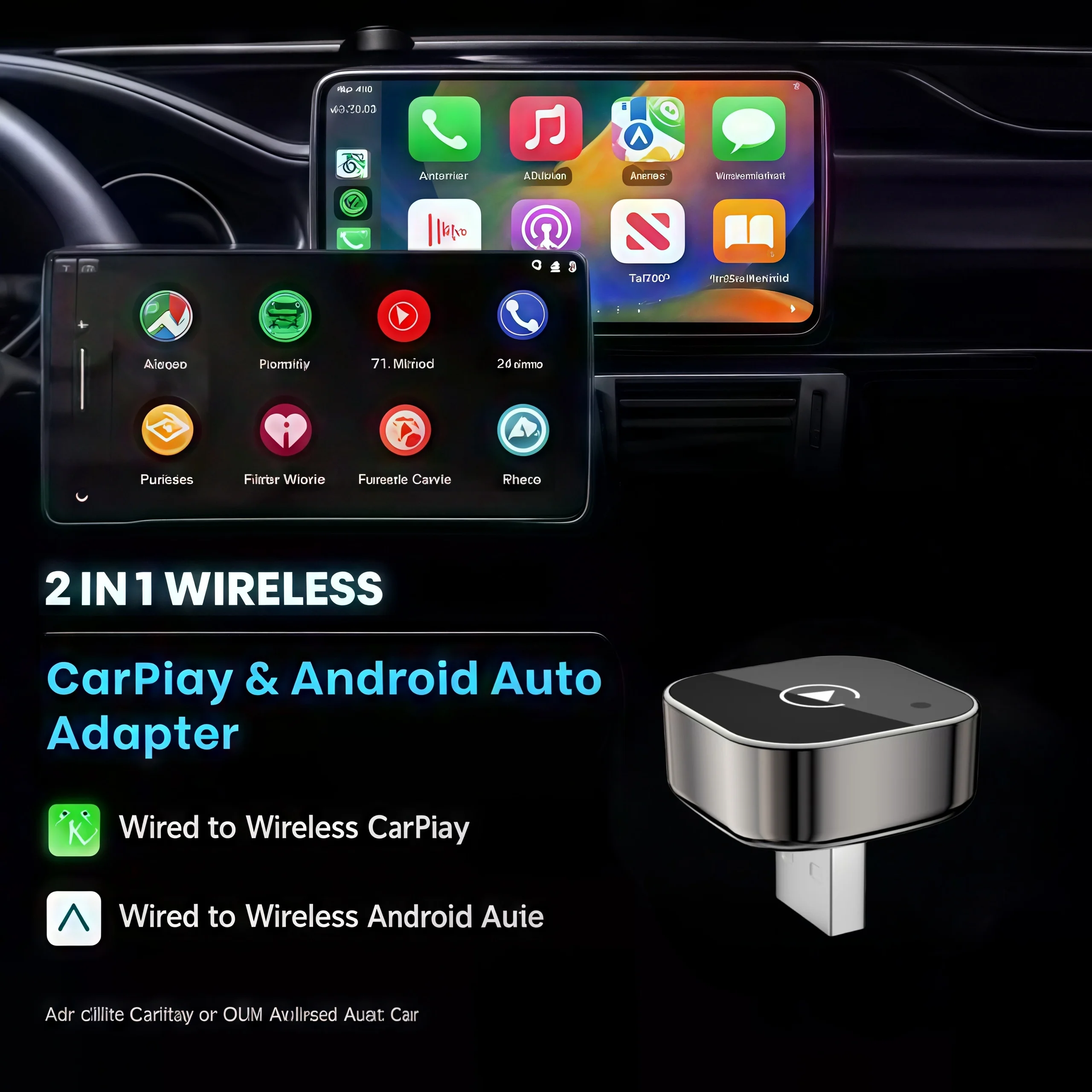 Novo Adaptador Wireless CarPla - Smartwatch Universal avaliação e preço