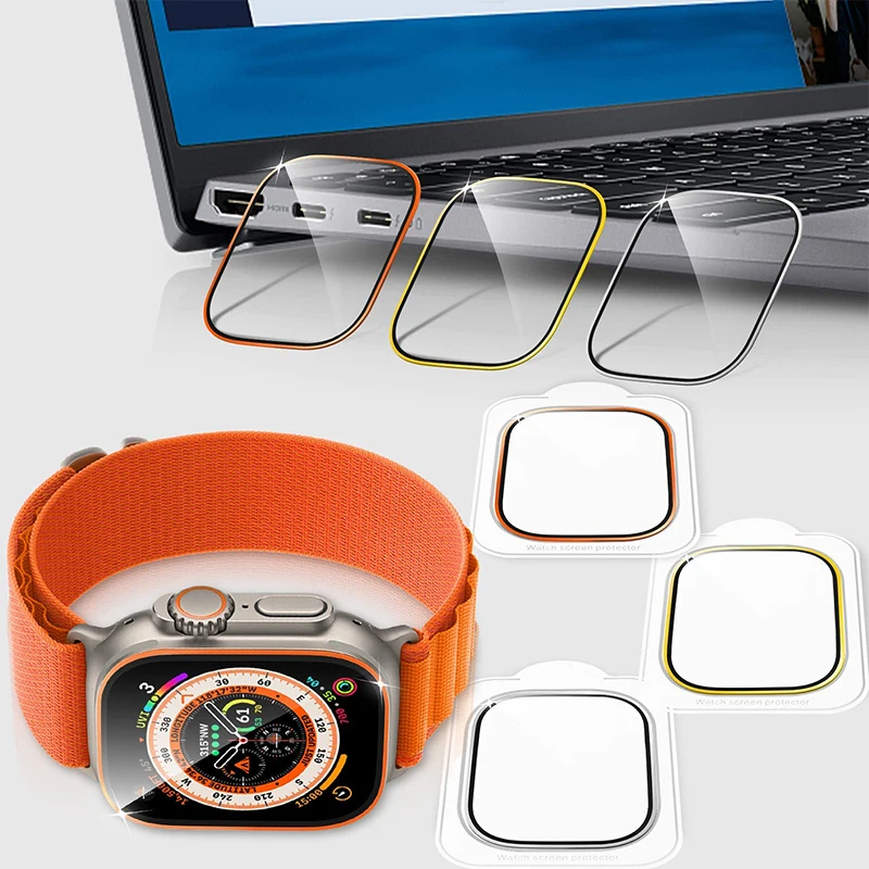 Vidro temperado para apple wat - Smartwatch Watch Accessories For Women avaliação e preço