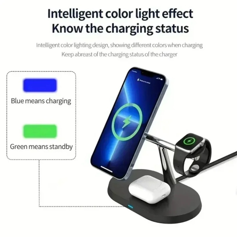 Carregador Magnético Sem Fio 3 - Wireless Charger Watch avaliação e preço