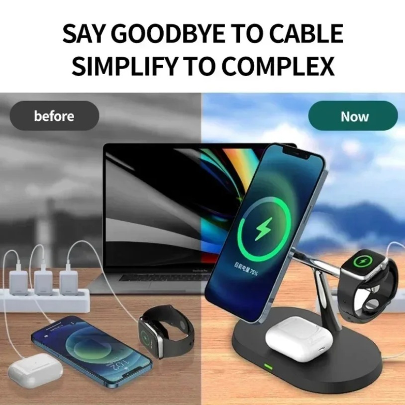 Carregador Magnético Sem Fio 3 - Wireless Charger Watch avaliação e preço