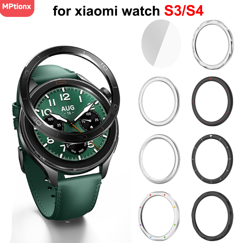 Anel de moldura de metal para  - Xiaomi Smartwatch S3 Accessories avaliação e preço