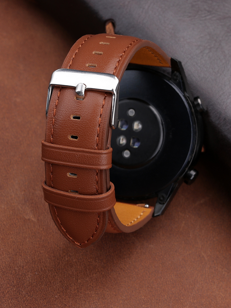 Pulseira de couro genuíno, pul - Smartwatch Accessories Shop avaliação e preço