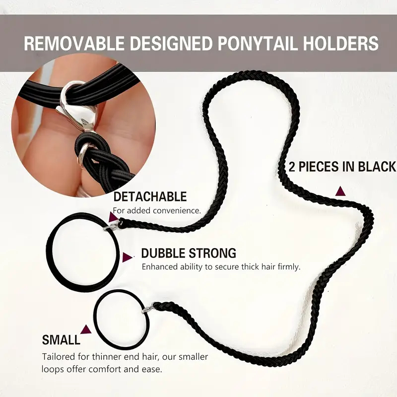 Suporte de rabo de cavalo elás - Milanaise Mesh Band avaliação e preço