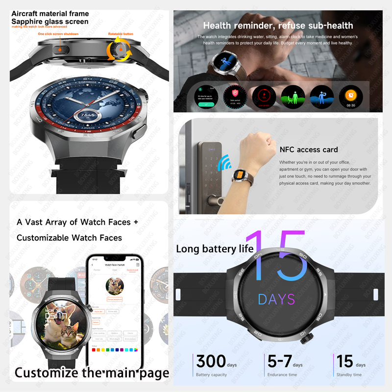 2026 novo boxuxing relógio 5 m - Smartwatch Face avaliação e preço