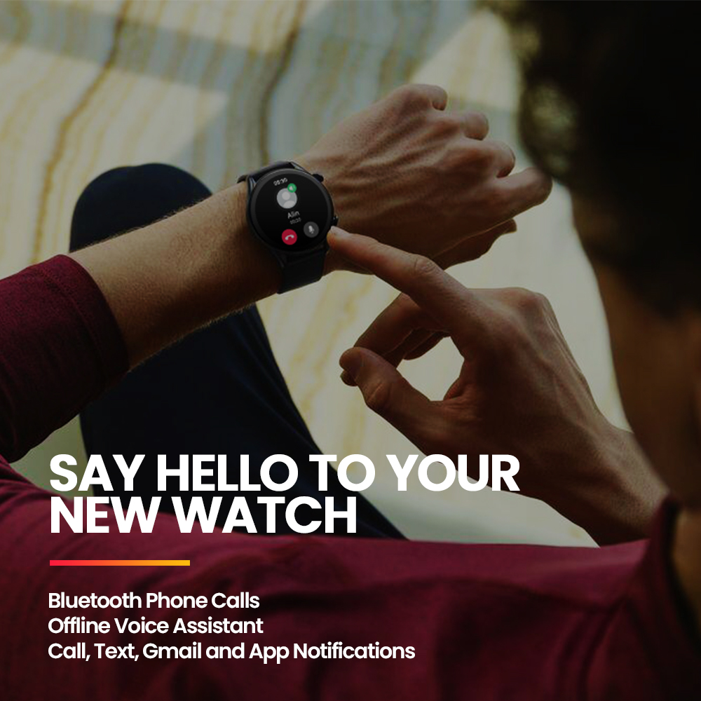 Zeblaze-Btalk 3 Plus Smartwatc - Smartwatch Face avaliação e preço
