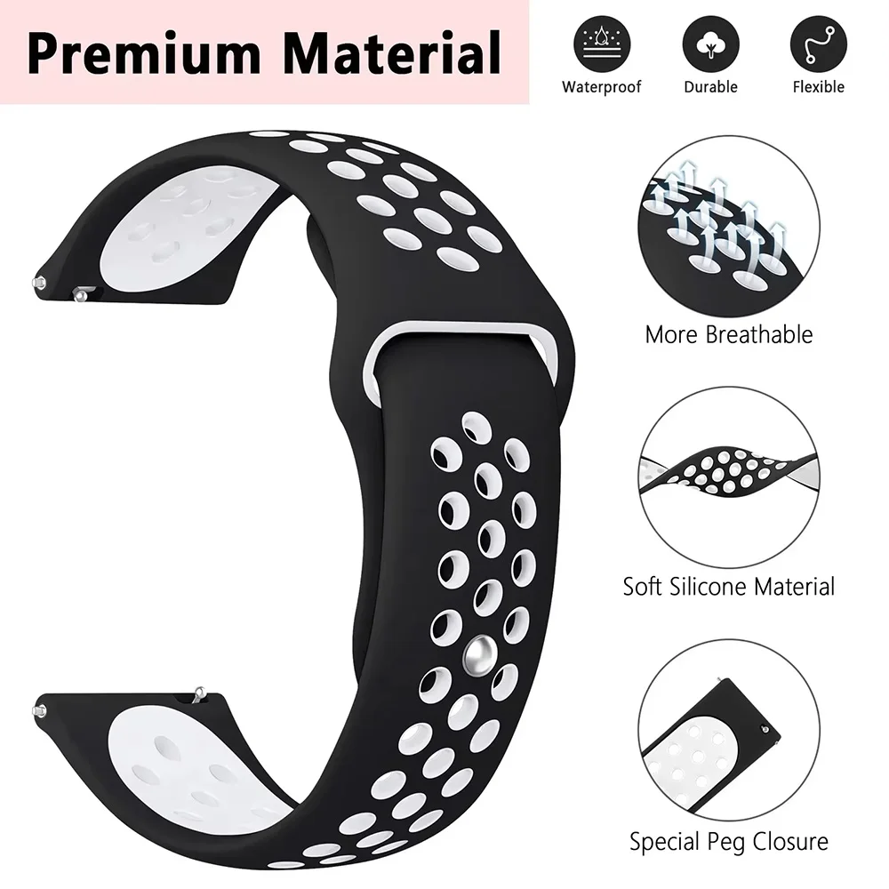 22mm pulseira de relógio para  - Xiaomi Smartwatch S4 Accessories avaliação e preço