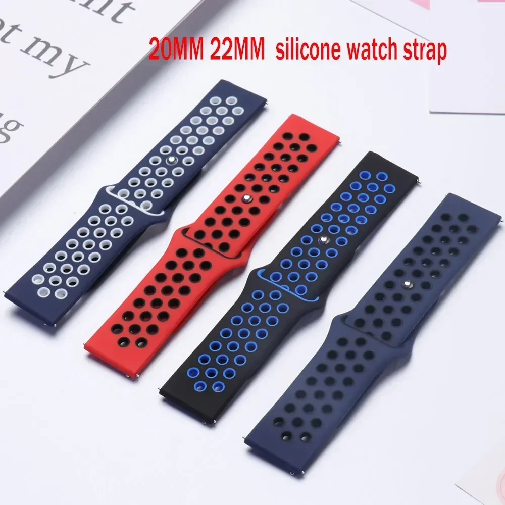 22mm 20mm pulseira de silicone - Xiaomi Smartwatch S4 Accessories avaliação e preço
