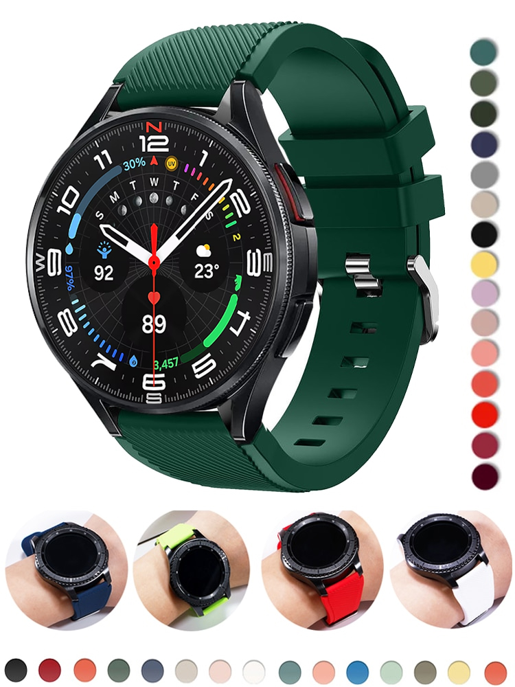 Pulseira de silicone de 20mm 2 - Titan Smartwatch Accessories avaliação e preço
