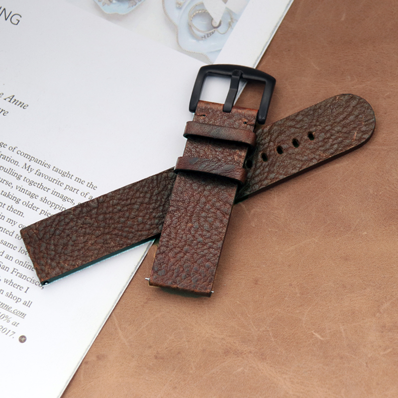 Bracelete de couro de bezerro, - Smartwatch Accessories Shop avaliação e preço