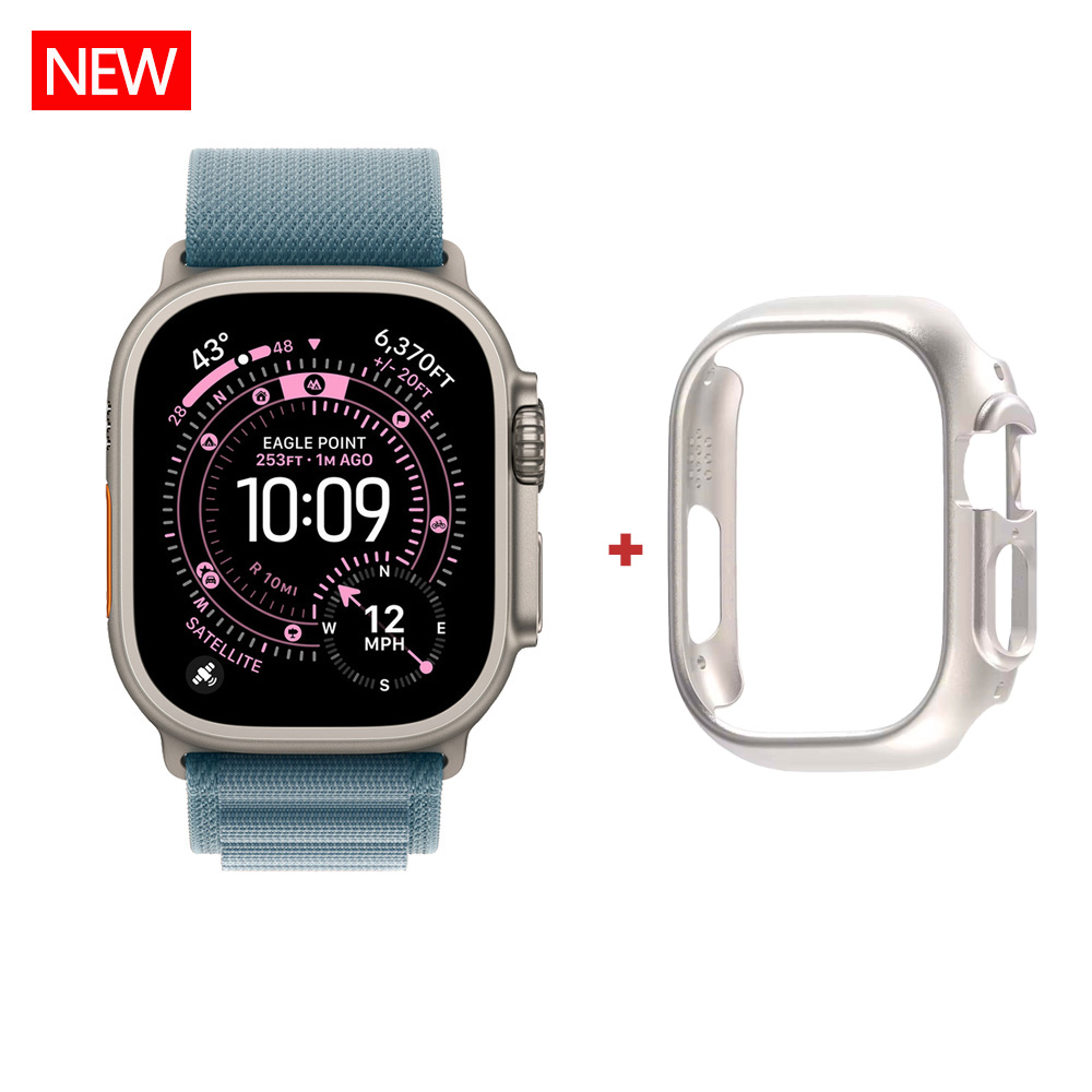 Capa para apple watch ultra 1  - Smartwatch Watch Accessories For Women avaliação e preço