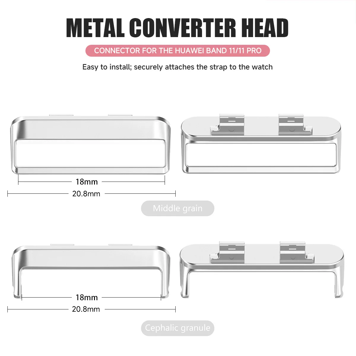 Acessórios de Metal em Aço Ino - Watch Band Connector avaliação e preço